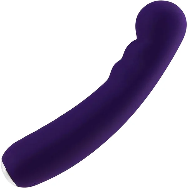 Midori Rechargeable Waterproof Silicone G-Spot Vibrator by VeDO - Deep Purple
