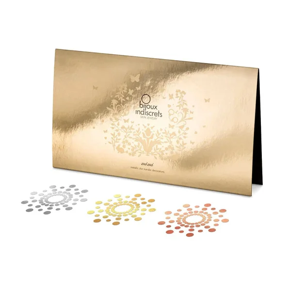 Mimi Temporary Body Tattoos Metallic 6-Pack