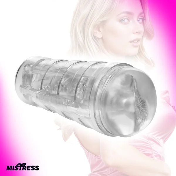 Mistress Brianna Diamond Clear Deluxe Ass Stroker