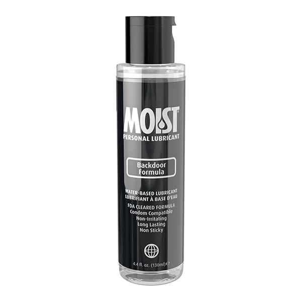 Moist Backdoor Formula Water-Based Lubricant-4.4 oz