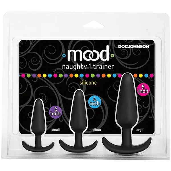 Mood Naughty 1 Silicone Trainer Set - Black