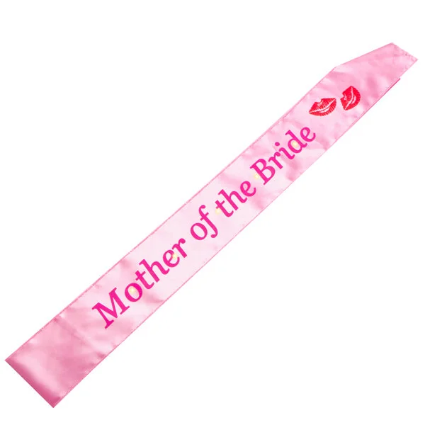 Mother of the Bride Pink Flashing Hen's Night Party Sash