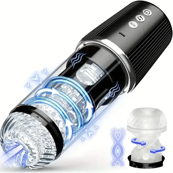 Multiple 5 Twisting 7 Sucking 7 Vibration Automatic Male Masturbator