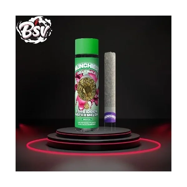Munchies Jelly Hole Glass Tip 1.5g Pre-Roll Forbidden Watermelon