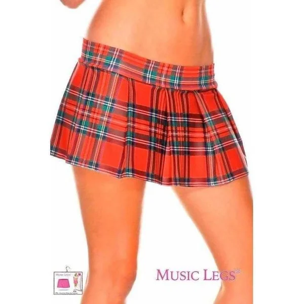 Music Legs Costume - ​Schoolgirl Skirt 25074