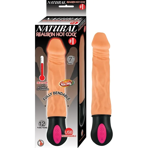 Natural Realskin Hot Cock#1-Flesh