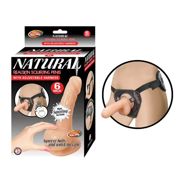 Natural Realskin Squirting Penis - Flesh