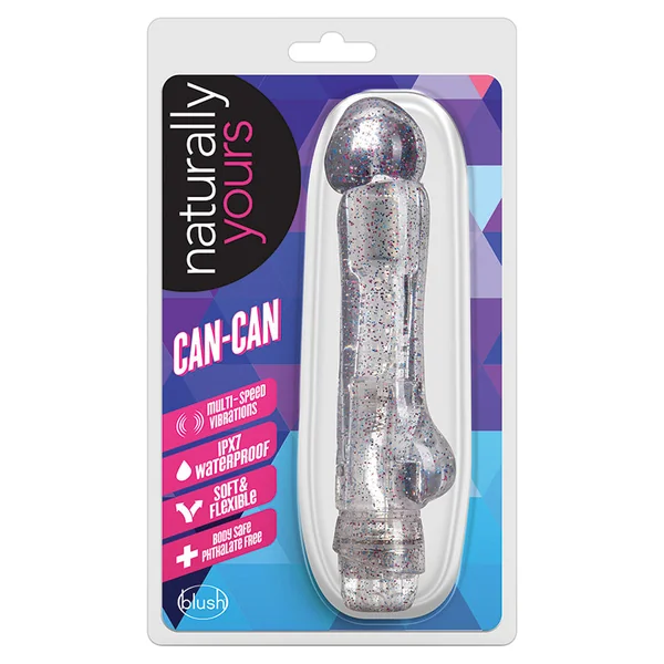 Naturally Yours Can-Can Clear 7-Inch Vibrator