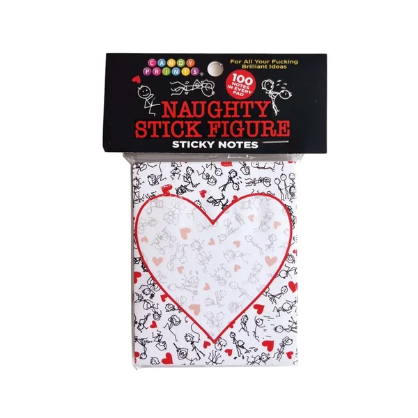 Naughty Stick Figure Sticky Notes