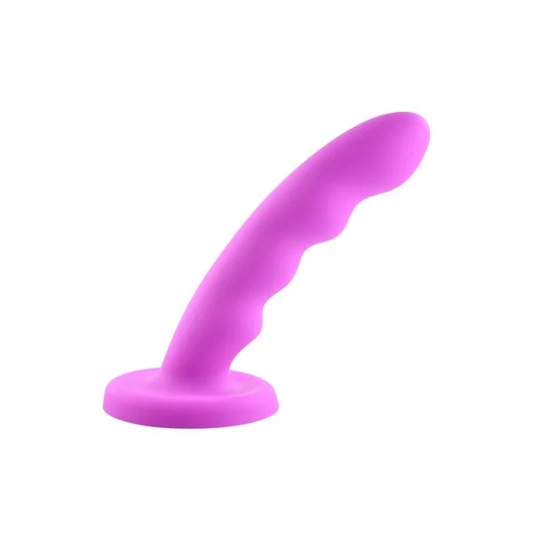 NAUTIA 8IN SILICONE DILDO PURPLE