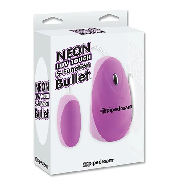 Neon Luv Touch Bullet – 5 Function Purple