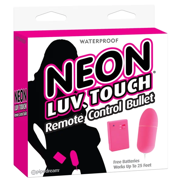 NEON LUV TOUCH REMOTE CONTROL BULLET PINK