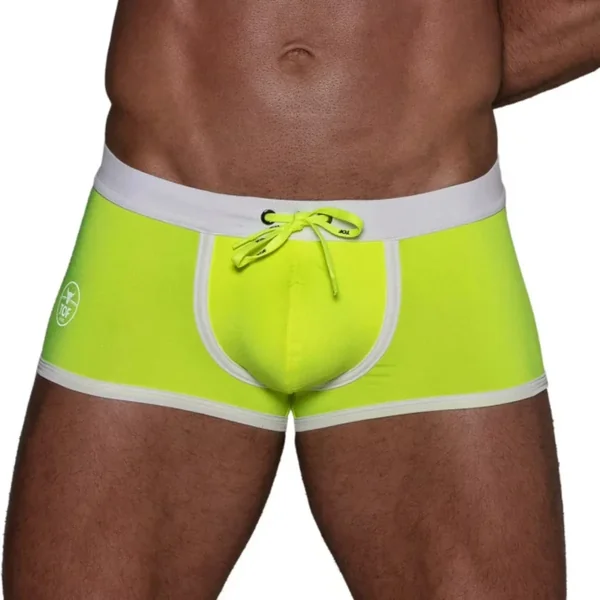 Neon Swim Trunks Yellow – Size : S