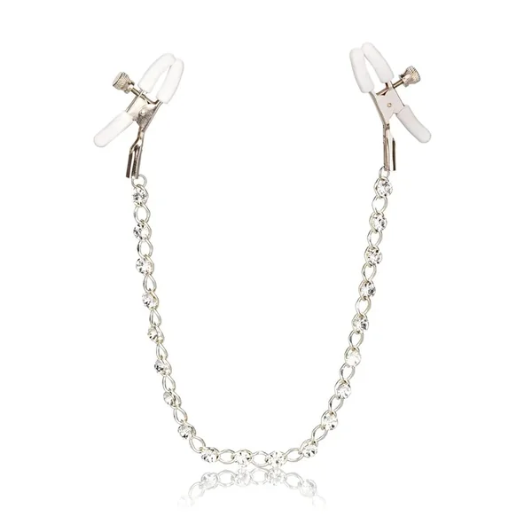 Nipple Play Crystal Chain Nipple Clamp Adjustable
