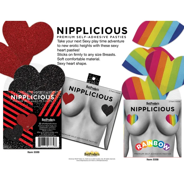 Nipple Play - Nipplicious - Heart Shape Pasties