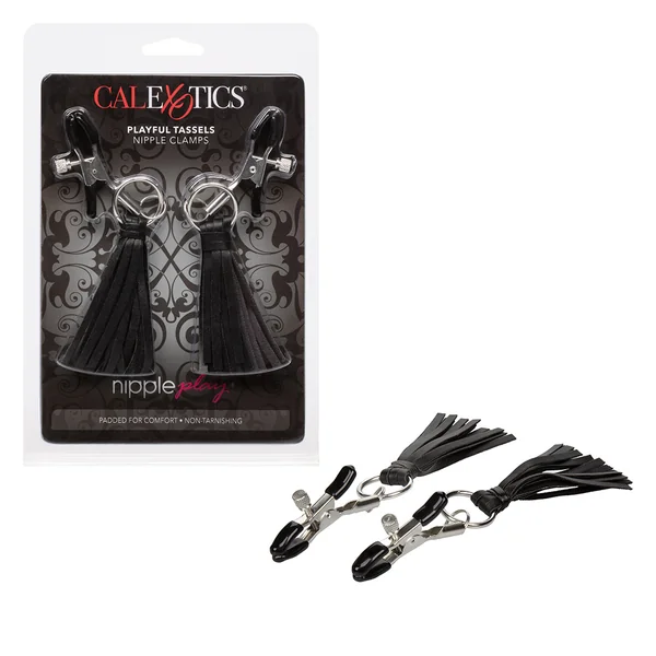 Nipple Play – Tassel Clamps – Black