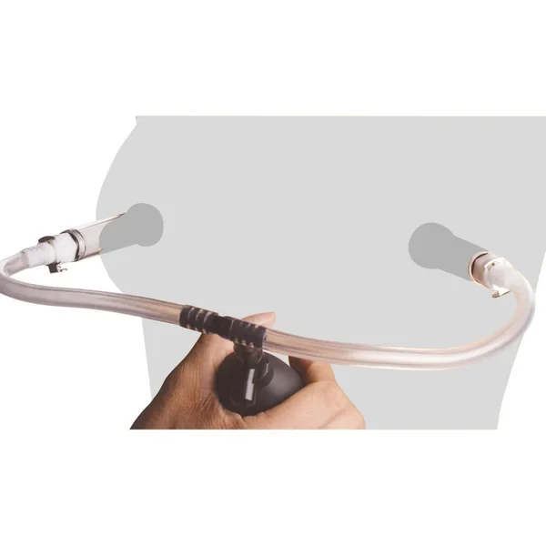 Nipple Pumping System with Dual Detachable Acrylic Cylinders