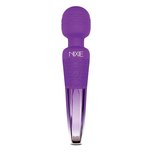 Nixie Wand Massager – Purple Ombre Metallic