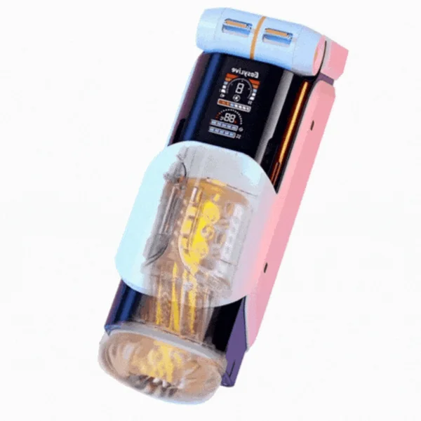 No8 8-Frequency Rotary Expansion and 5-Frequency Vibration Male Masturbator Powered by Easylive