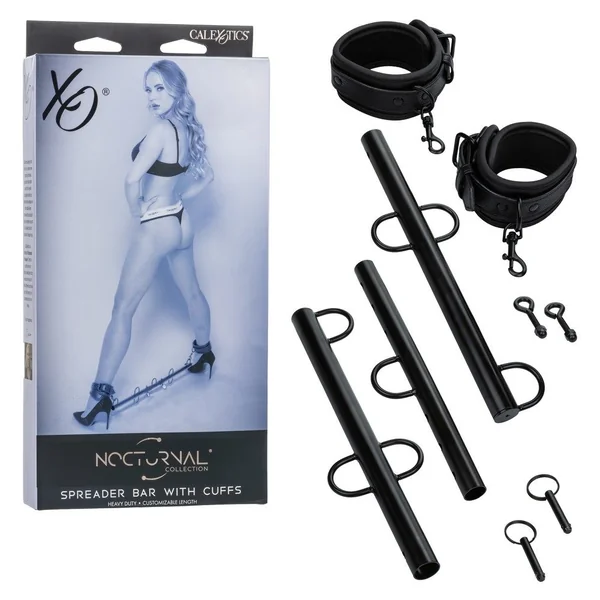 Nocturnal Spreader Bar with Cuffs by Cal Exotics