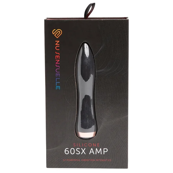 Nu Sensuelle Silicone 60SX Amp Bullet - Black