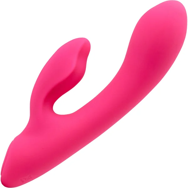 Nubii Jolie Rabbit Rechargeable Warming Mini Dual Stimulation Waterproof Vibrator By Nu Sensuelle - Pink