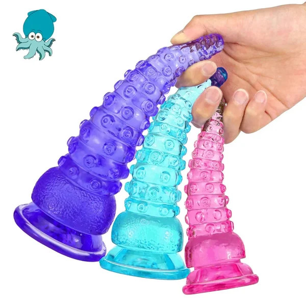 Octopus Dildo with Suction Cup Sea Monster Dildo