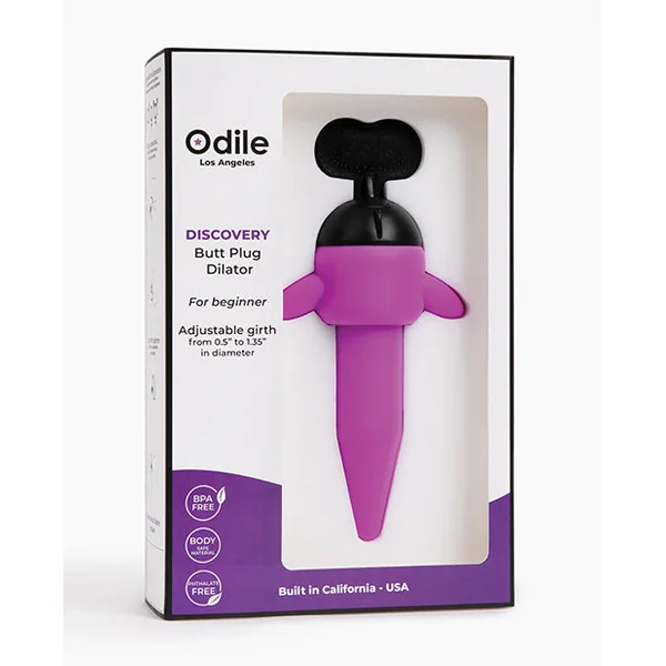 Odile Discovery Tapered Butt Plug Dilator - Purple