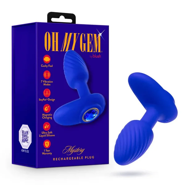 Oh My Gem Mystery 4 Vibrating Anal Plug by Blush