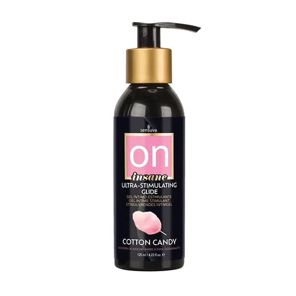 ON Insane Ultra Stimulating Glide – 4.23 oz Cotton Candy