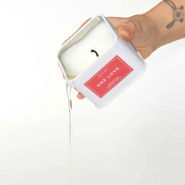 One Love Attract Him Pheromone Massage Candle