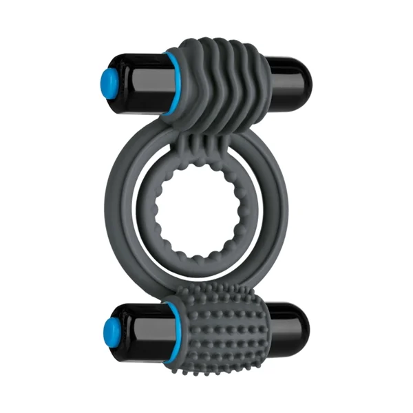 OPTIMALE VIBRATING DOUBLE C-RING SLATE