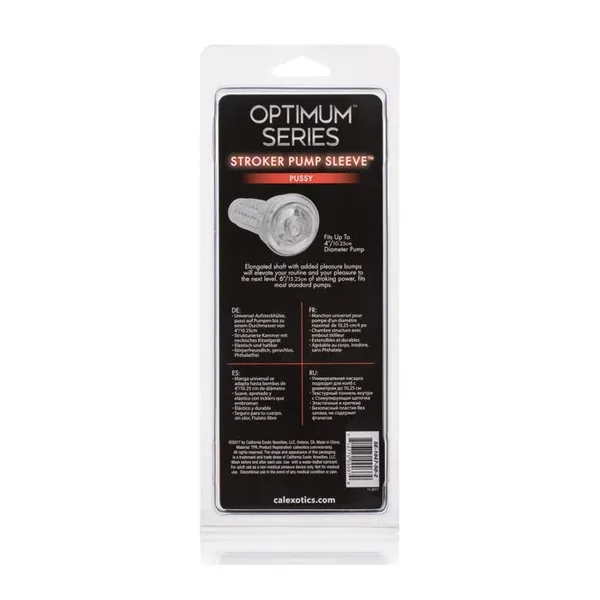 Optimum Series Stroker Pump Sleeve – Pussy Clear