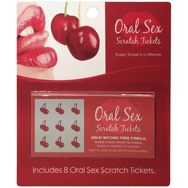 ORAL SEX SCRATCH TICKETS