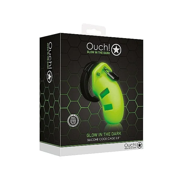 Ouch! Glow in the Dark Model 2.0 Cock Cage