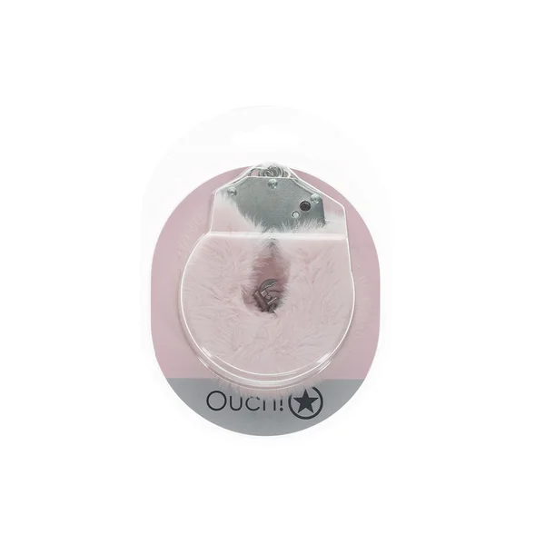 Ouch! – Heavy Duty Fluffy Cuffs – Powder Pink