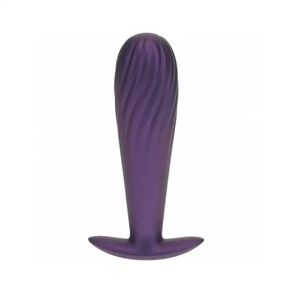 Ouch! Smooth Silicone Ribbed Anal Plug