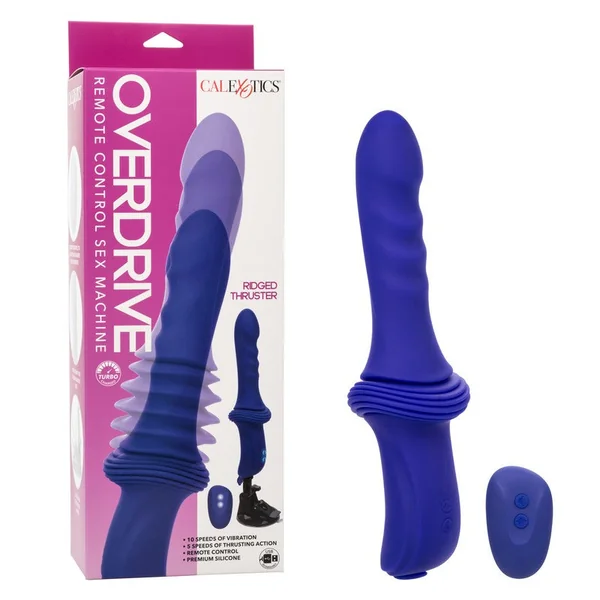 Overdrive Ridged Thrusting Vibrator by Cal Exotics