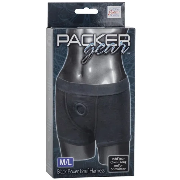 Packer Gear Black Boxer Harness M/l