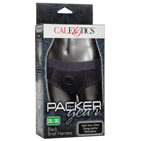 Packer Gear Brief Harness - Black 2XL/3XL