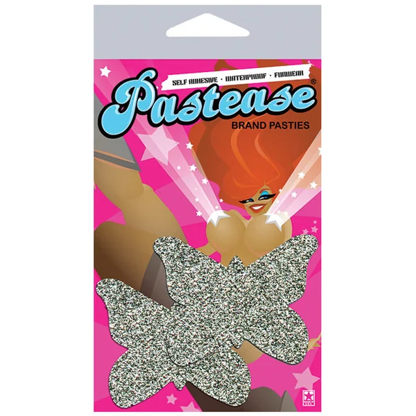 Pastease Glitter Butterfly - Silver O-s