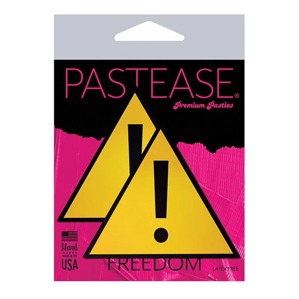 Pastease Premium Exclamation Warning Sign - Yellow