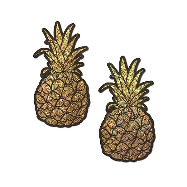Pastease Premium Glitter Pineapple – Gold O/S