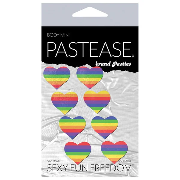 Pastease Premium Mini Rainbow Heart - Pack Of 8 O-s
