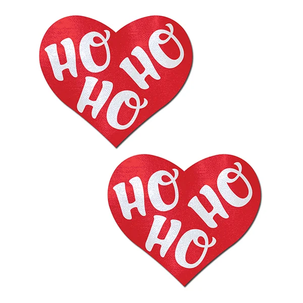 PASTEASE RED & WHITE HO HO HEARTS