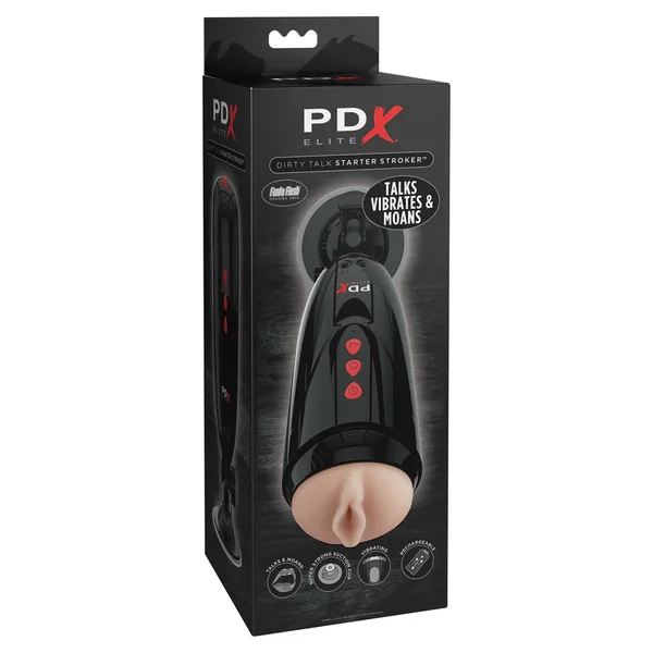 PDX Elite Dirty Talk Starter Stroker