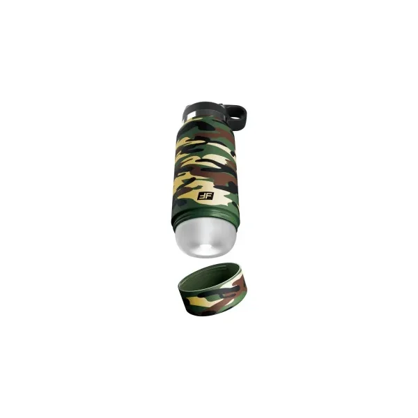 PDX Plus Fap Flask Happy Camper Discreet Stroker, Camo, Frosted