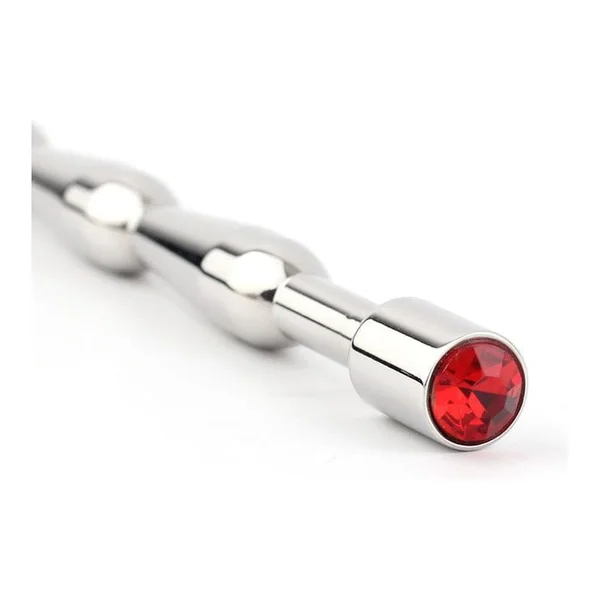 PENIS PLUG JEWELED RED