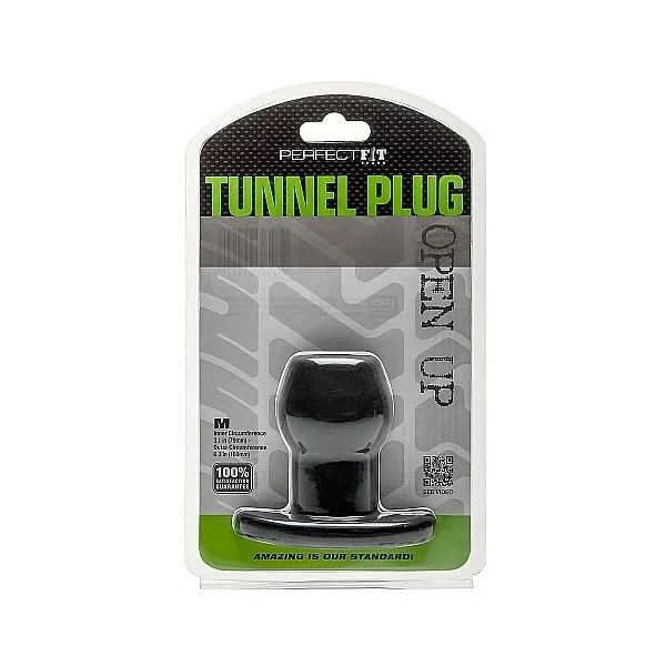 PERFECT FIT BRAND - ASS TUNNEL PLUG SILICONE BLACK M