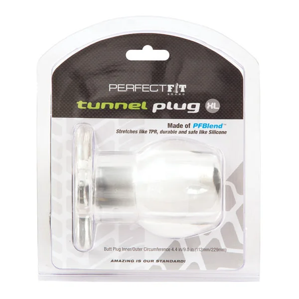 Perfect Fit Tunnel Plug Xlarge - Clear